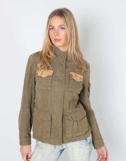 Vintage Donnavventura S light jacket in dark green