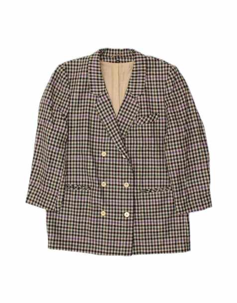 Vintage Double Breasted Blazer Jacket EU 44 XL In Multicoloured - view 1