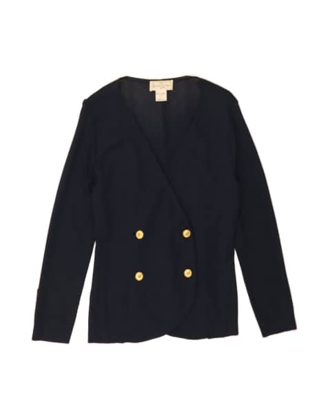 Vintage Double Breasted Blazer Jacket It 44 Medium In Blue - view 1