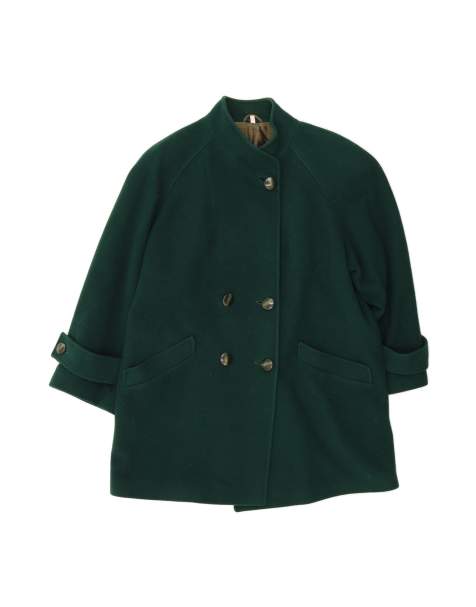 Vintage Double Breasted Coat EU 45 XL In Green - view 1