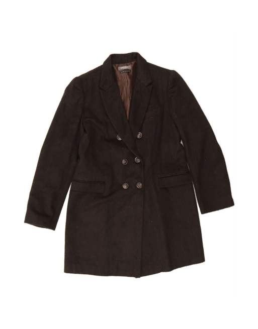 Vintage Double Breasted Coat It 48 XL In Brown