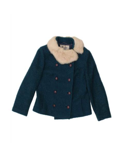 Vintage Double Breasted Jacket UK 14 Medium In Blue - view 1