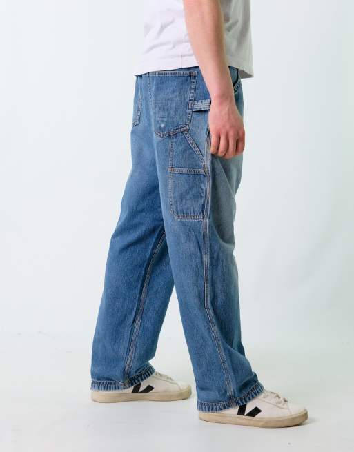 Jean Homme Duluth Trading Co. Taille 40x30 - Coupe Relaxed Straight, Occasion Très Bon état