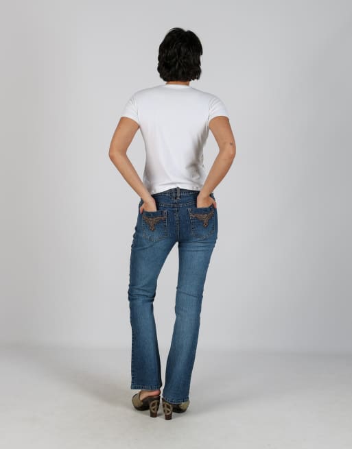 Vintage Duplex S bootcut jeans in blue, 3 of 4