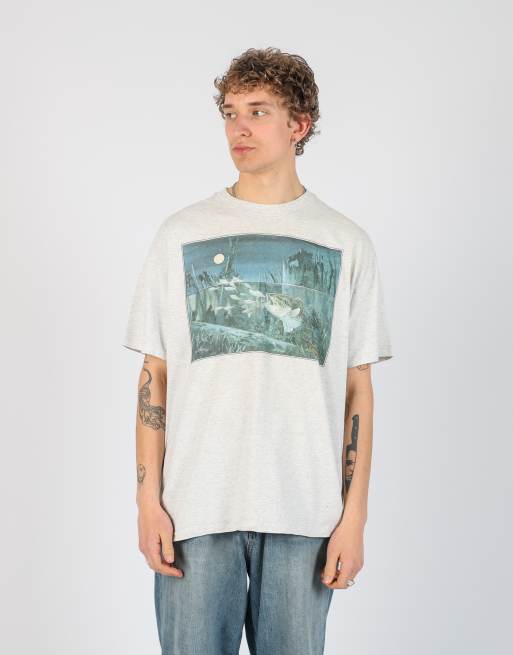 Vintage Duxback l t-shirt in light grey