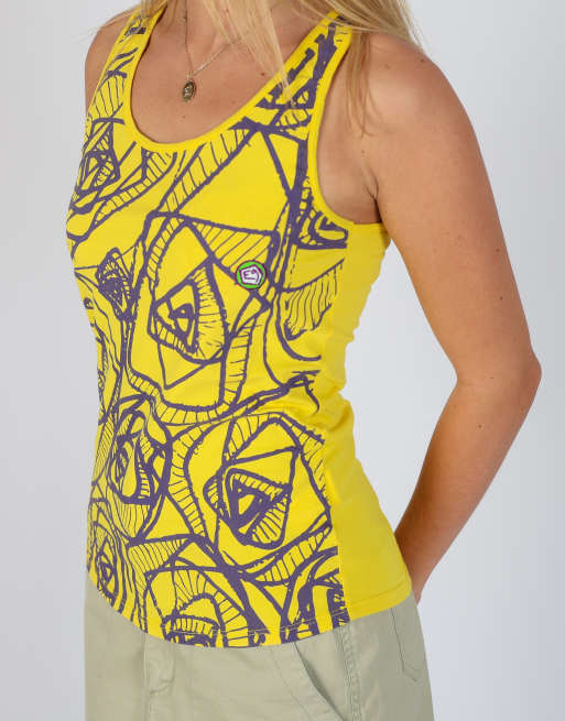 Vintage E9 S woven vest in yellow, 4 of 4