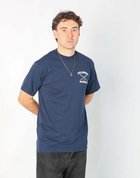 Vintage Eagle USA m t-shirt in navy blue - view 1
