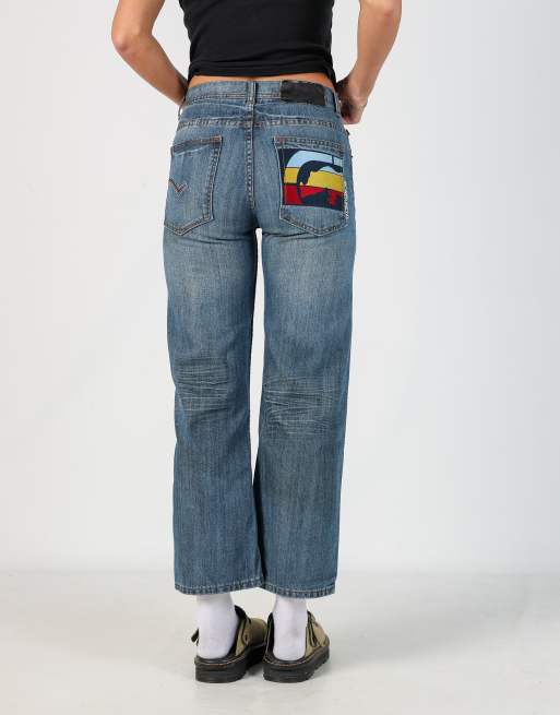 Vintage Ecko 27x27 denim jeans in blue