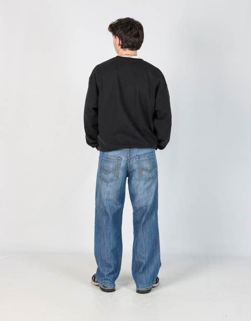 Vintage Ecko 34x30 denim jeans in blue, 3 of 4