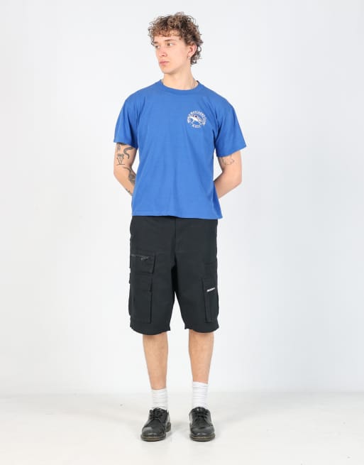Vintage Ecko 36x23 canvas cargo shorts in black