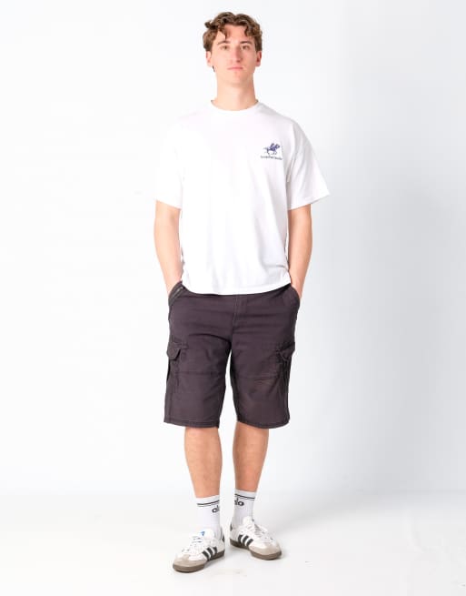 Vintage Ecko 38x22 Canvas Carpenter Baggy Shorts Black