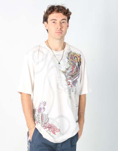 Vintage Ecko l t-shirt in white - view 1