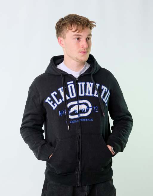 Vintage Ecko M Hoodie Black Zip Up