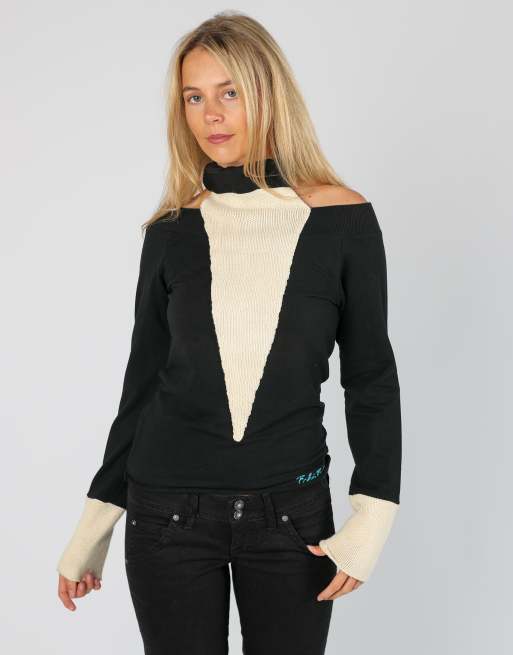 Vintage Ecko M long sleeve top in black