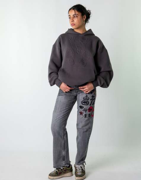 Vintage ECKO Unltd (28x30) Jeans in Light Grey Denim - view 1
