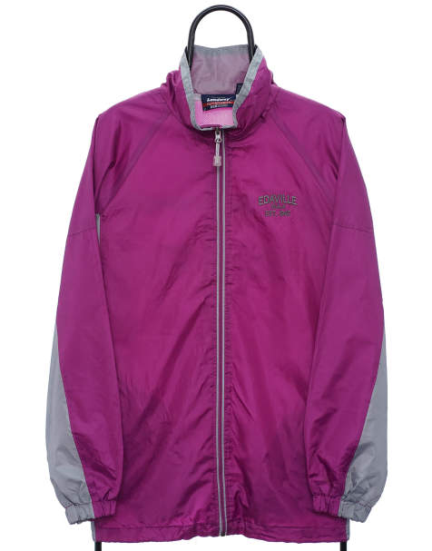 Vintage Edaville size XL windbreaker jacket in pink - view 1