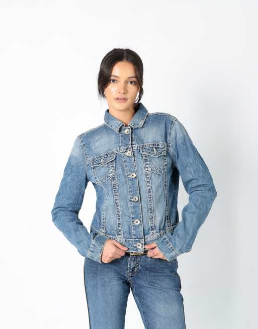 Vintage edc M denim jacket light blue