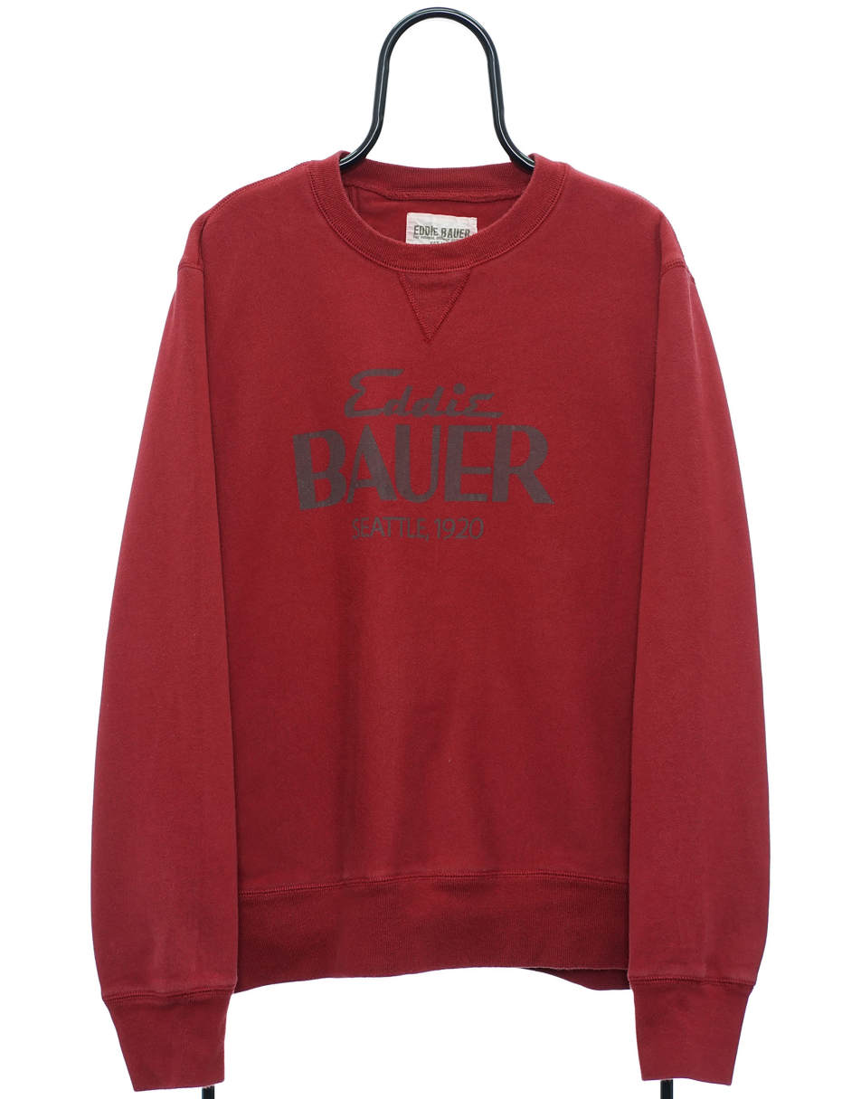 Vintage Eddie Bauer Size XL Sweatshirt Graphic In Maroon