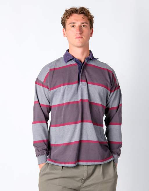 Vintage Eddie Bower l rugby sweatshirt in grey