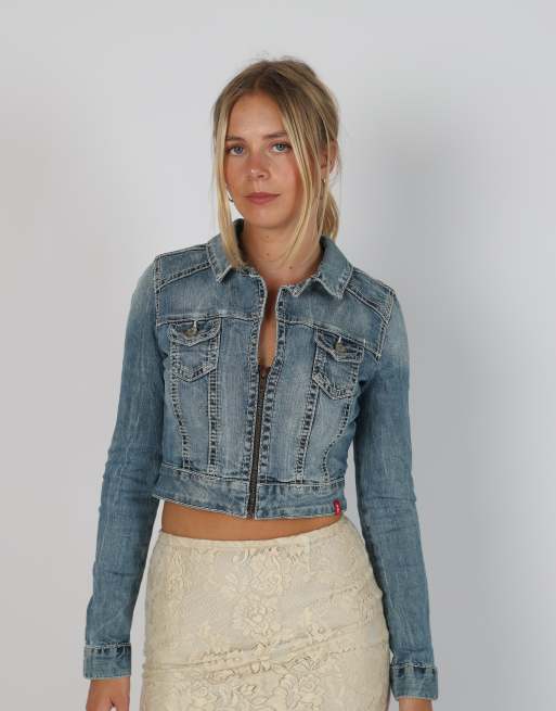 Vintage EDO XS denim jacket in blue
