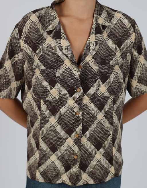 Vintage Elekta L blouse in brown, 4 of 4