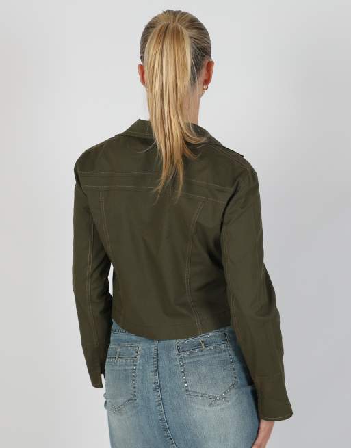 Vintage Eleonora Amadei S light jacket in dark green, 2 of 4