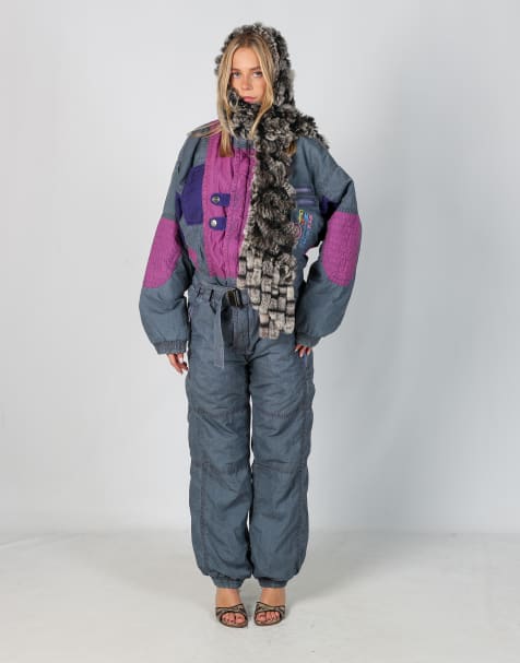 Vintage Elho M ski suit in grey - view 1