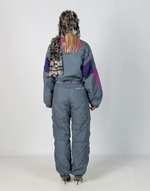 Vintage Elho M ski suit in grey, 3 of 4
