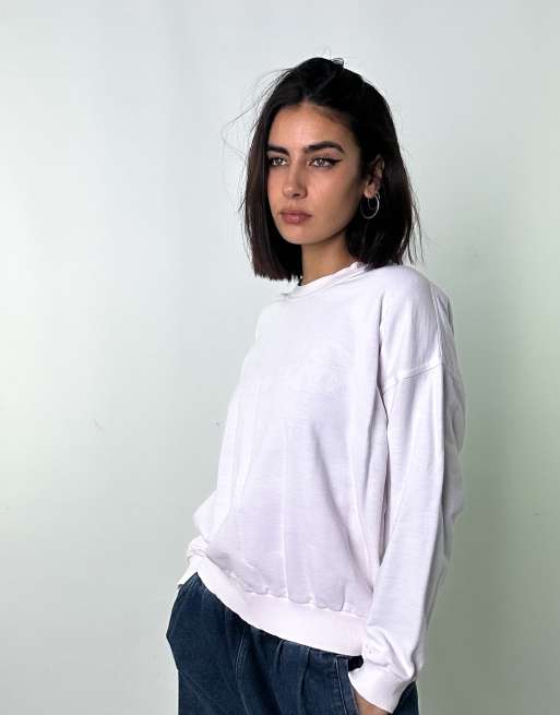 Vintage Ellese L Sweatshirt White