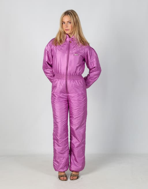 Vintage Ellesse S ski suit in pink