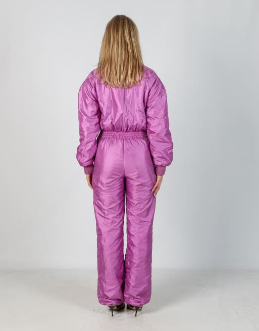 Vintage Ellesse S ski suit in pink, 3 of 4