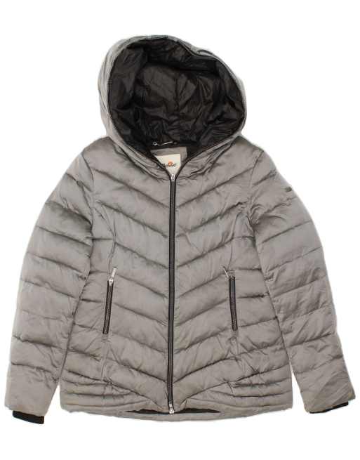Vintage Ellesse Size L Padded Jacket in Grey