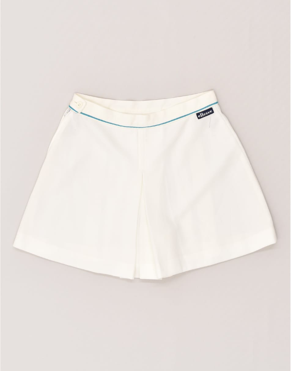Vintage Ellesse Size S Casual Shorts in White 0