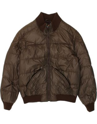 Vintage Ellesse Size XL Padded Jacket in Brown