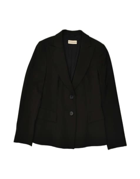Vintage Emporio Armani 2 Button Blazer Jacket It 44 Medium In Black - view 1