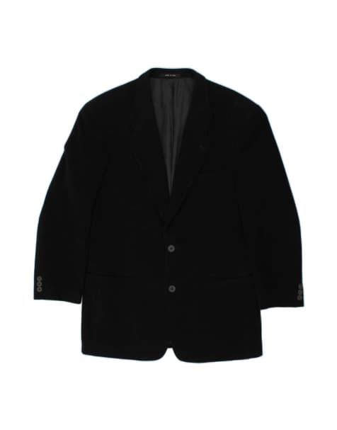 Vintage Emporio Armani 2 Button Blazer Jacket It 50 Large In Blue - view 1