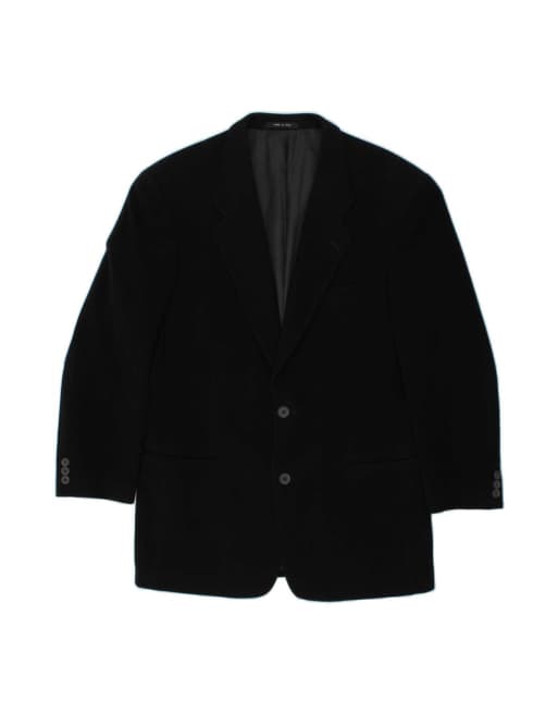 Vintage Emporio Armani 2 Button Blazer Jacket It 50 Large In Blue