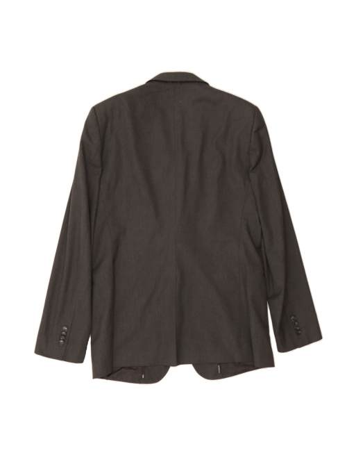 Vintage Emporio Armani 2 Button Blazer Jacket It 50 Large In Grey, 2 of 4