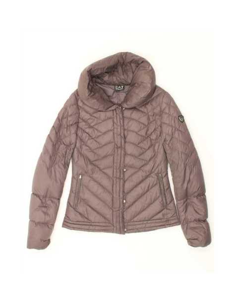 Vintage Emporio Armani Padded Jacket UK 6 XS In Grey - view 1