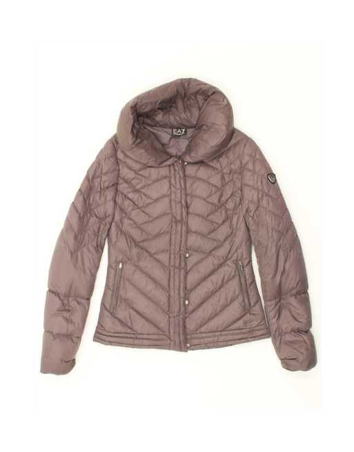 Vintage Emporio Armani Padded Jacket UK 6 XS In Grey