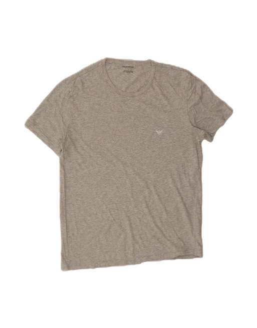 Vintage Emporio Armani T-shirt Top Large In Grey