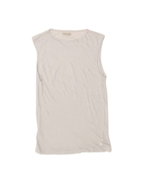 Vintage Emporio Armani Tunic Top UK 18 XL In Grey - view 1