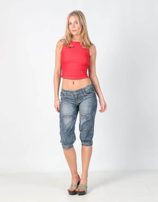 Vintage Energie M 3/4 jeans in blue