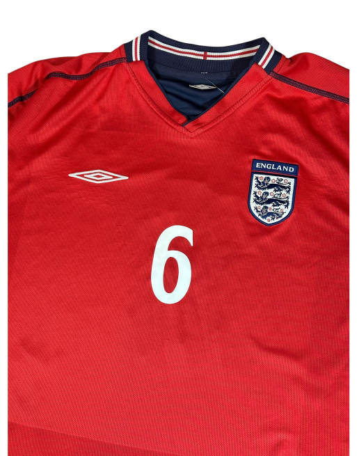 Vintage England Umbro '02 Campbell England Reversible Away Kit, 2 of 7