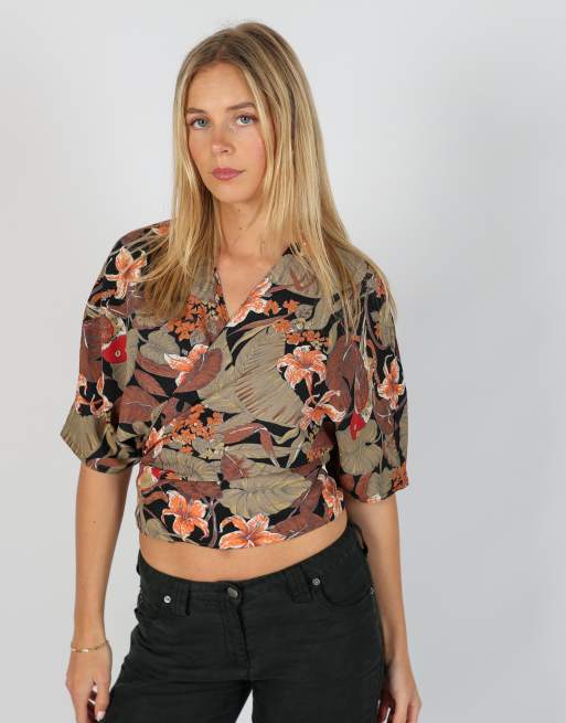 Vintage Enrica Zilioli S woven top in black, 3 of 4