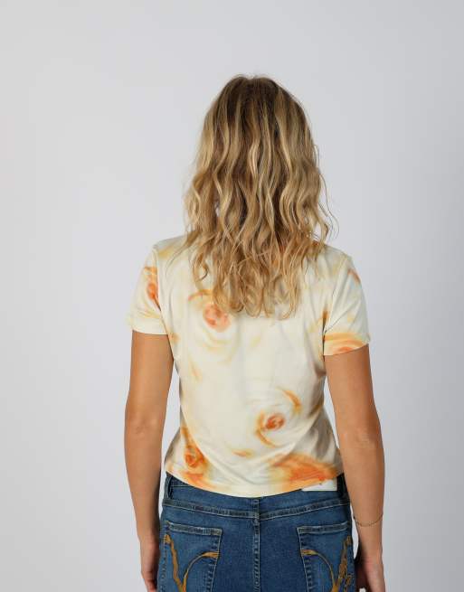 Vintage Esisto M baby tee in yellow, 2 of 4