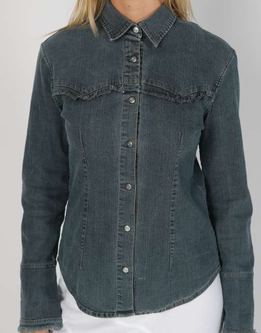 Vintage Esisto S shirt in blue, 4 of 4