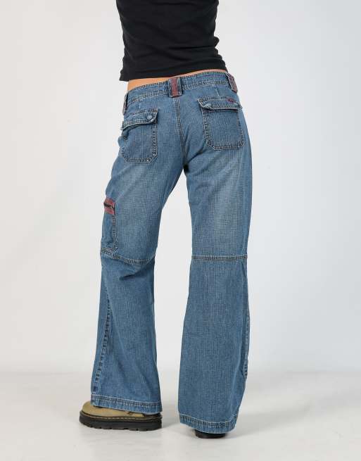 Vintage Espirit 32x32 denim jeans in light blue