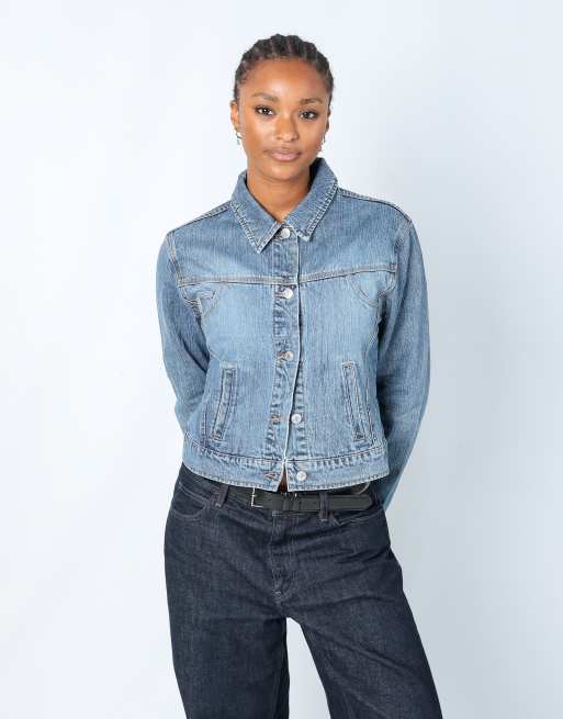 Vintage Espirit M denim jacket in light blue