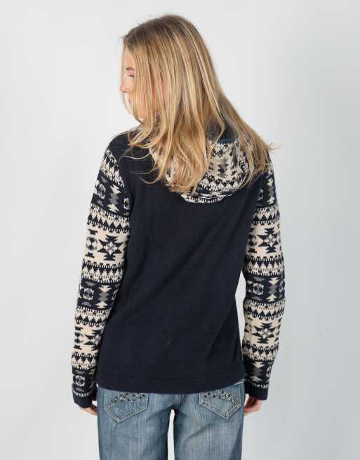 Vintage Espirit S knitted jumper in navy blue, 2 of 4